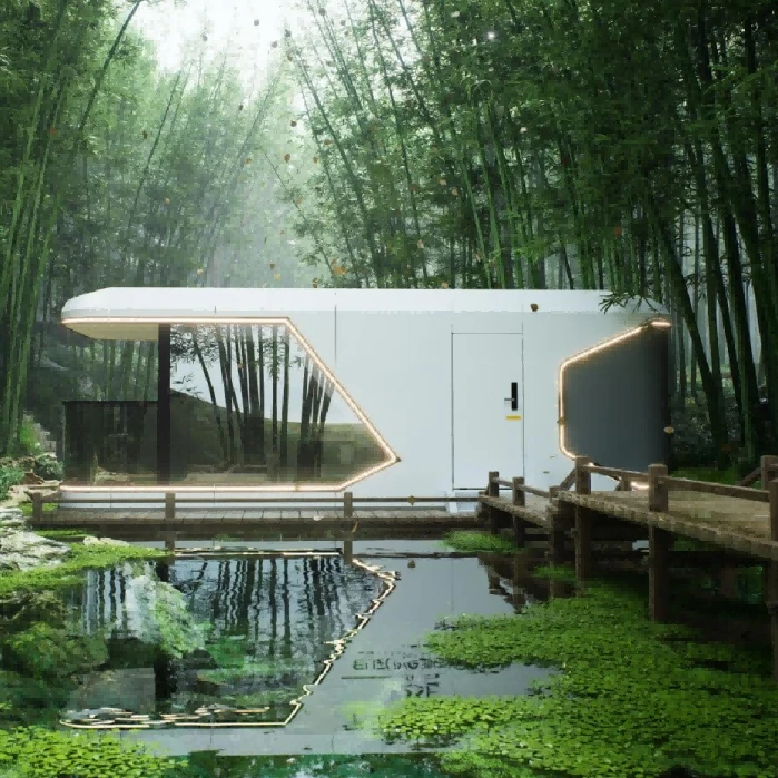 คุณสมบัติของ Space Capsule House