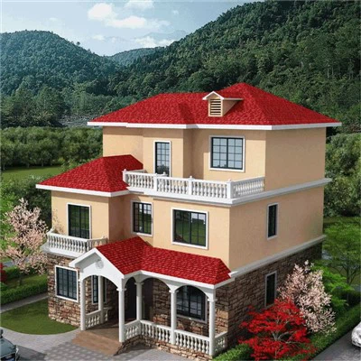 โครงเหล็กไฟสำหรับครอบครัวประดิษฐ์วิลล่าสำเร็จรูป